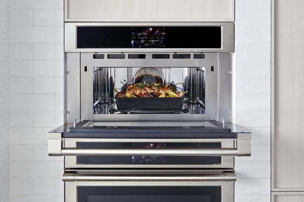 The Thermador T42BT120NS refrigerator in a luxury kitchen